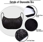 Janmercy 50 Pieces Disposable Bras Disposable Spray Tan for Spray Tanning