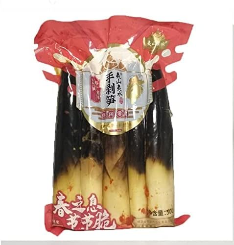 Hand Peeled Bamboo Shoots 500g/pack, Chinese Bamboo Shoot, Ready-to-eat Food, Pickled Pepper Crispy Bamboo Shoots, Fresh Mountain Pepper Bamboo Shoots, Spicy Snacks, Pickled Vegetables (2 pack)