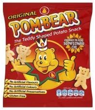 Pom Bear Original Crisps 19G (P) x 4