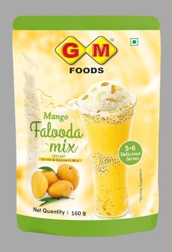 GM Foods Mango Falooda Mix 160 Gram (Pack of 1)