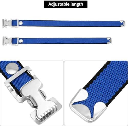 QWORK Drywall Stilts Straps Kit - 4PCS Adjustable Universal Stilts Replacement Straps, for Home Improvement, High Wall Painting