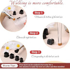 Bewudy 10 Pairs Heel Caps for High Heels, 5 Sizes Black U Shape Heel Cap Protectors, Anti-Slip Noise Reducing High Heel Protector Heel Stoppers for Outdoor Weddings Events