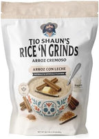 Pride Foods El Especial del TíoShaun Rice 'N Grinds Arroz Cremoso - Gluten-Free, Vegan-Friendly, Hot Rice Breakfast Cereal, Quick & Easy Hot Meal, Low-Fat Comfort Food, Arroz Con Leche