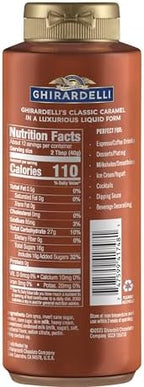 Ghirardelli Caramel Sauce Squeeze Bottle, 16 oz (Pack of 1)