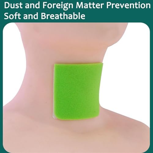 Neck Trachea Cover Dust Stickers Guard Dust, Protector Proof Breathable Neck Trach Cover Wound Dressing, Proof Cover Shield for Laryngectomy/Tracheostomy