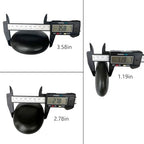 Hot Stone Massage, 3 Piece Set Large Oval Hot Stone 3.58x2.78x1.19 inches, Basalt Home spa, Relaxation, Massage Treatment (3PCS)