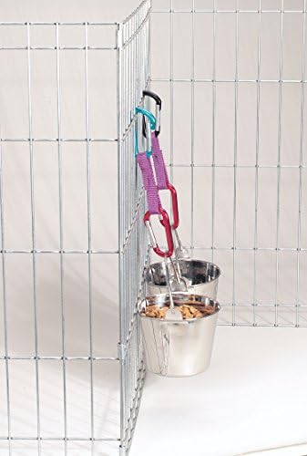 Pro Select Stainless Steel Pet Pail, 1-Quart Size – Heavy Duty Flat Sided Pail Great for Providing Water in Pet Kennels