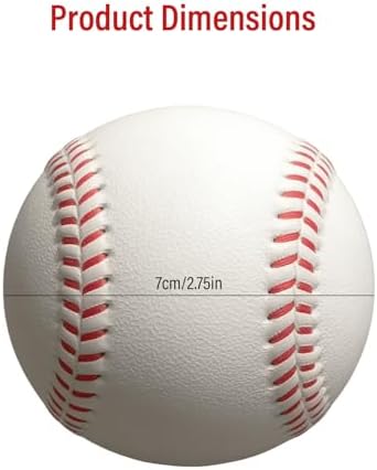 1Pcs Sponge Baseball Beginner Practice Ball Perfect for Beginners, 7 cm Diameter