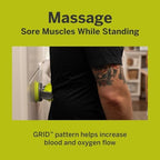 TRIGGERPOINT Mountable Massage Ball Pro – Wall-Mounted Recovery Tool with Single & Peanut-Style Attachments, Multi-Density EVA Foam, Hands-Free Relief for Sore Muscles at Home, Gym, or Travel