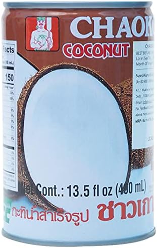 Chaokoh Coconut Milk, 13.5 Fl Oz (Pack of 8)