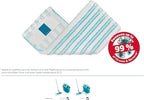 Leifheit Micro Duo Floor Wash Cover for Clean Twist M Ergo/PowerClean, Microfibre Replacement Cover, Flat Mop Cover, All Floor Cleaning Cover, Multipurpose Double Fibre Cover