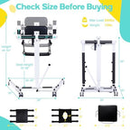 Electric Patient Lift Transfer Chair,Portable Folding Electric Transfer Lift,Adjustable Height Patient Lift for Home,Car & Bathroom,Lift Aid for Seniors & Disabled Adults