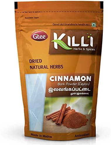 KILLI Ceylon Cinnamon | Lavanga Pattai | Dalchini Bark Powder, 100g