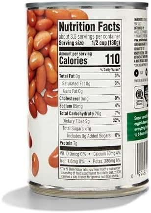 365 by Whole Foods Market, Organic Pinto Beans, 15.5 Ounce (Pack of 6)