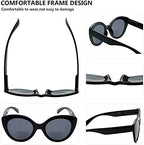 Eyekepper 4-pack Bifocal Reading Glasses for Women - Oval Round Bifocal Readers