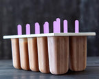 ONLYKXY 20pcs Ice Cream Stick Reusable 4.5inch Mini Acrylic Cakesicle Stick for DIY Crafts Candy Cake Mold Home Party Plant Labels Hair Removal Waxing Mixing Fudge (Dark Purple)