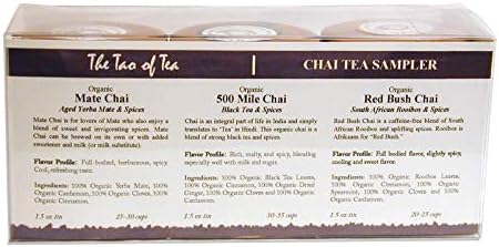 The Tao of Tea Sampler, Box, chai, 3 Count