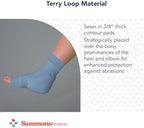 Rolyan Premium Heel/Elbow Protector, Medium, Blue, Foam Padded Sleeve for Skin Protection and Shock Absorption from Impacts, Durable Cushioned Sleeve for Athletic Use in Diffusing Pressure