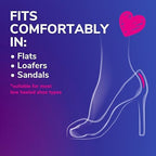 Dr. Scholl's Foam Heel Liners Inserts Helps Prevent Uncomfortable Shoe Rubbing at The Heel and Helps Prevent Shoe Slipping for Shoes That are Too Big, 3 Pair