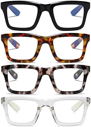 Oprah Style Reading Glasses for Women Men Blue Light Blocking Readers