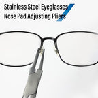 Eyeglasses Frame Pliers,Nose Pad Plier Optical Adjusting Eyeglasses Glasses 'Nose Pads Arm Pliers Eyeglass Repair Kit