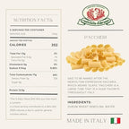 Rustichella d'Abruzzo Paccheri Pasta (2 Pack) - 500g Classic Durum Wheat Large Tube Pasta - Perfect for Hearty Sauces - Cooks in 13-15 Minutes - Authentic Italian Flavor