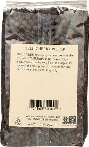 India Tree Tellicherry Pepper, 11 oz