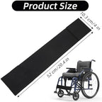 Adjustable Wheelchair Footrest Belt, Oxford Cloth Leg Straps for Seniors Disabled Wheelchair Foot Straps Calf Support Restraints 19.68 x 4.05 Inch