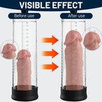 Male Growth Pump Vacuum penisen Largement Tool with Strong Suction Men's Enlargement Pumps Adjustable Underwear Set Training Tools to Be a Bigger Men battery-MH08