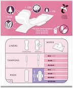 Natracare Ultra Extra Pads with Wings, Long, Individually Wrapped, Made with Certified Organic Cotton, Ecologically Certified Cellulose Pulp and Plant Starch (1 Pack, 8 Pads Total)