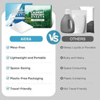 AIDEA Laundry Detergent Sheets, Washer Sheet Detergent, No Plastic Jug, Laundry Soap Sheet For Travel, Home Washing, Fresh Scent-(160 Loads) 80 Sheets