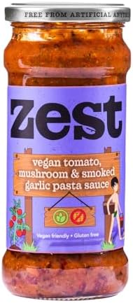 Zest Tomato Mushroom & Smoked Garlic Pasta Sauce 340g - 2 Pack