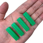 Orthodontics Chew for Invisalign Aligner Trays, 10 Chew, Mint Scented, Cuboid, Non-Slip (10 Pack, Green)