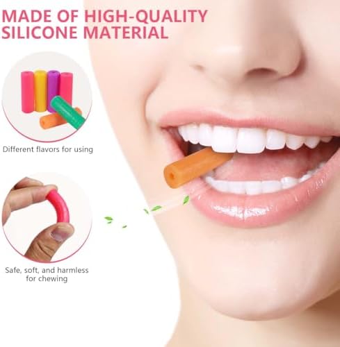KISEER 12 Pcs Colorful Orthodontic Aligner Chewies for Aligner Chompers Aligner Trays Seaters, 6 Color