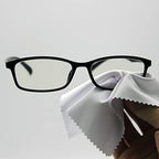 AAwipes Eyeglasses Cleaning Cloth Glasses Cloths Bulk (5.5"x5.5", White, 100 pcs, No Logo) for Eyeglasses, Lenses, Phones, Screens, Camera, Silverware, Delicate Surfaces (V1505)