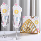 100 Pcs Donut Napkins 2 Ply Disposable Dinner Dessert Paper Napkins for Baby Shower Birthday Party Theme Table Decor Supplies