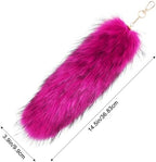 Yookat Faux Fox Tail Artificial Fox Tail Faux Cat Tail Fox Tail Cosplay for Halloween Costume