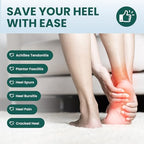 Heel Protectors Cups for Plantar Fasciitis - Welnove Heel Cups for Women Men Heels Spur Pain Relief - Heel Inserts Pads for Achilles Tendonitis Dry Cracked Heel Support Cushion (Size: W 4.5-9 / M 5-8)