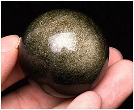 Health & Household Obsidian Sphere Gold Sheen Polished Crystal Sphere Ball Decoration Gift