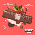 BUILT Bar Puff Protein Bars - Strawberries 'N Cream - 15g Protein Snack Bars with Collagen - Calorie Conscious & Gluten Free - 12 Count