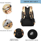 Chocolate Chip Cookies Laptop Backpack for Boys Girls, Bookbag Travel Bag Casual Daypack School Backpack for Students