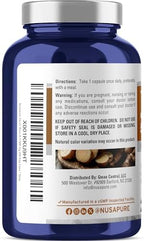 NusaPure Yacon Root Capsules, 500 mg, 200 Veg Capsules (Non-GMO, Vegan)