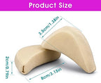 4 Pairs Shoe Filler Heel Pads Toe Cushion for Loose Shoe Foam Shoes Inserts Big Toe Plug Foot Brace Adjust Too Big Shoes for Men Women Sneakers, Heels, Flats, Boots