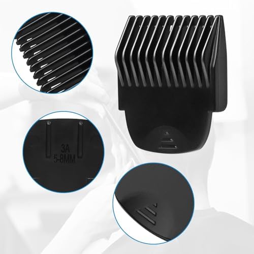 CR8GR8 Professional Guide Comb Fit Cutting Guider for Manscaped 4.0,4 Pack 8 Cutting Lengths from 1/8"-1/2" Inch Fit The Lawn Mower 4.0 Groin Hair Trimmer
