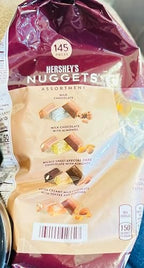 Hershey's Nuggets Chocolate-Assortment 145pcs -52 Oz Bag