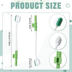 Didaey 10 Pcs Suction Swab Toothbrush Care Disposable Oral Swab Suction Toothbrush for Machine Sponge Individually Wrapped for Elderly Adults Oral Dental Mouth Care (Green)