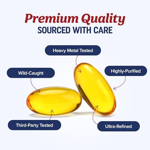 Cod Liver Oil Softgels 1000MG | Omega 3 + Vitamin A & D3 | Wild Caught Cod Liver Oil, Icelandic Sourced & Molecularly Distilled | EPA DHA Omega 3 Supplement for Bone & Immune Health | 60 Ct