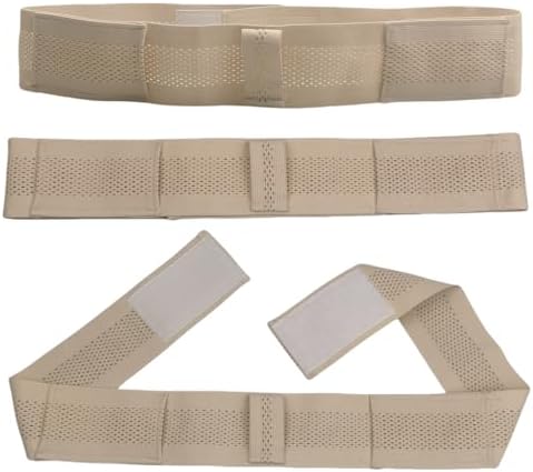 Breathable Peritoneal Dialysis Belt PD Catheter Mesh Pouch G-Tube Feeding Tube Peg Tubing Accessories Transfer Set Fixation Medical Nursing Supplies Adult Soft Adjustable Belly Band ((Small 24"-35"))