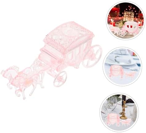 2Pcs Carriage Candy Box Elegant Packaging for Weddings Parties Special Events Decorative Candy Storage Holder for Favors and Treats