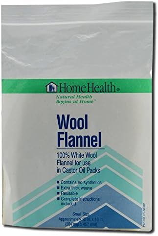 Home Health Wool Flannel, 12X18 inches, Small (Pack of 2)